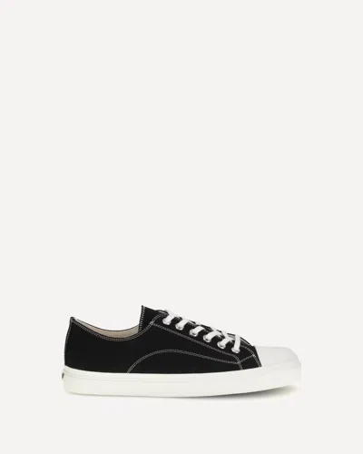 Moschino Canvas Sneakers In Black