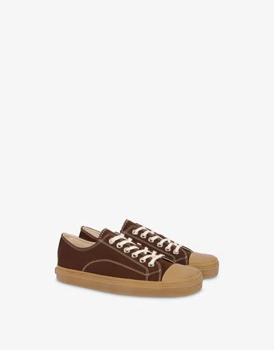 MOSCHINO CANVAS TRAINERS