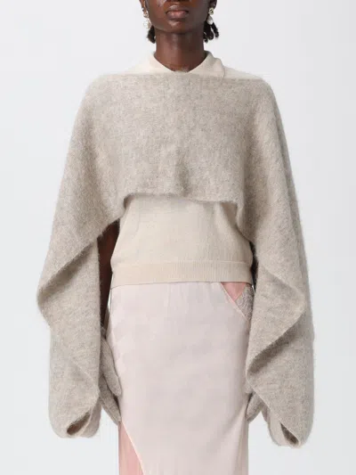 Moschino Cape  Couture Woman Color Grey In Gray