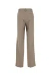Moschino Pantalone In Lana Cappuccino Donna
