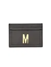Moschino Couture Card Holder With Gold Plaque
