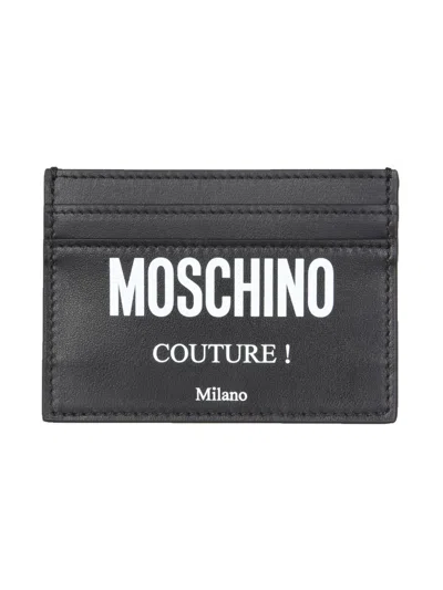 MOSCHINO MOSCHINO CARD HOLDER WITH LOGO