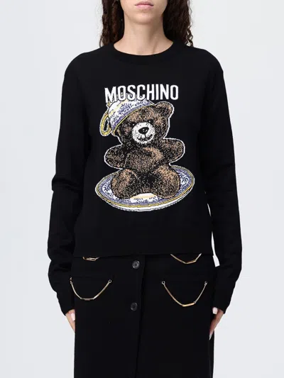 Moschino Cardigan  Couture Woman Color Multicolor In Black