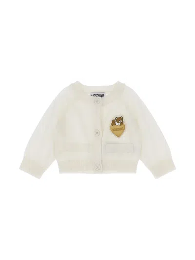 Moschino Cardigan In Neutral