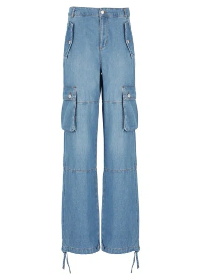 Moschino Cargo Pants In Blue