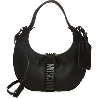 Moschino Carry Me Mixed Media Crossbody Bag