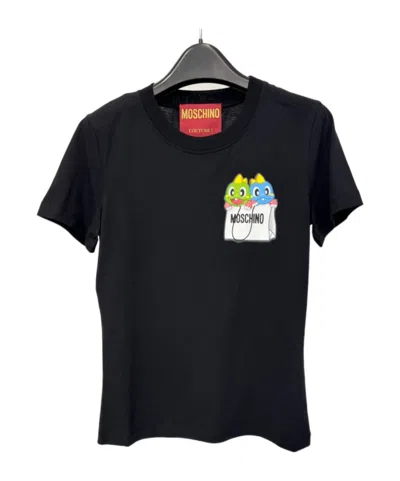 Moschino Cartoon T-shirt In Black