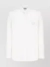 Moschino Casual Button-down Collar Short Sleeves Shirt In White
