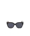 Moschino Cat Eye Frame Sunglasses In Gray