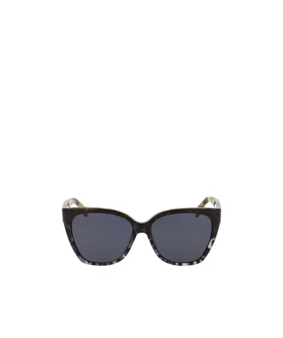 Moschino Cat Eye Frame Sunglasses In Gray