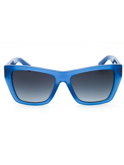 Moschino Cat Eye Women's Sunglasses - Modern Design In Blue