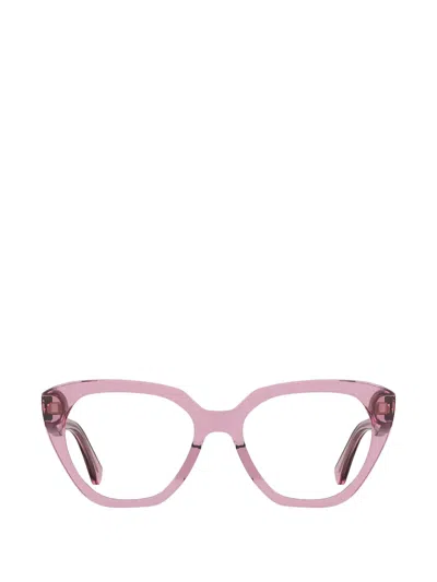 Moschino Cat-eye Full-rim Glasses In Brown