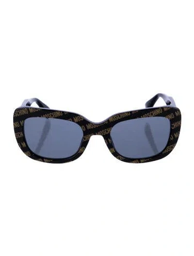 Pre-owned Moschino Cat-eye Tinted Sunglasses In Multi