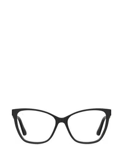 Moschino Cat-eye-frame Glasses In Black