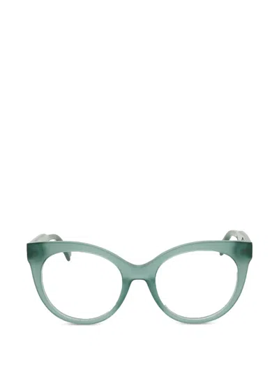 Moschino Cat-eye-frame Glasses In Purple