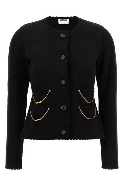 MOSCHINO CHAIN CARDIGAN