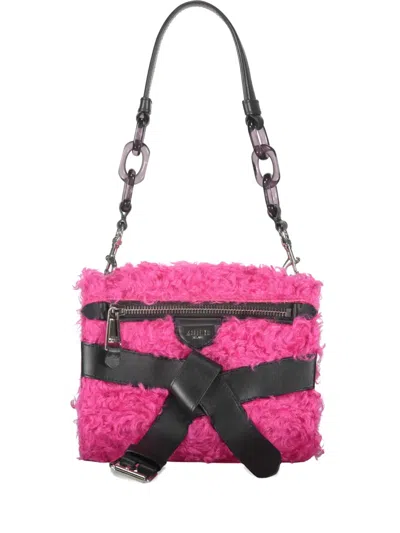 Moschino Chain-detail Shoulder Bag In Pink