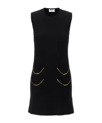MOSCHINO MOSCHINO CHAIN SLEEVELESS DRESS