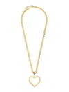 MOSCHINO CHAIN HEART NECKLACE