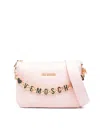 Moschino Chain Link Logo Shoulder Bag In Multi