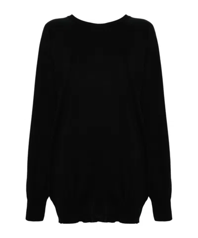 Moschino Chain-link Padlock-detail Jumper In Black