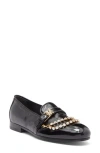 Moschino Chain Loafer In Black