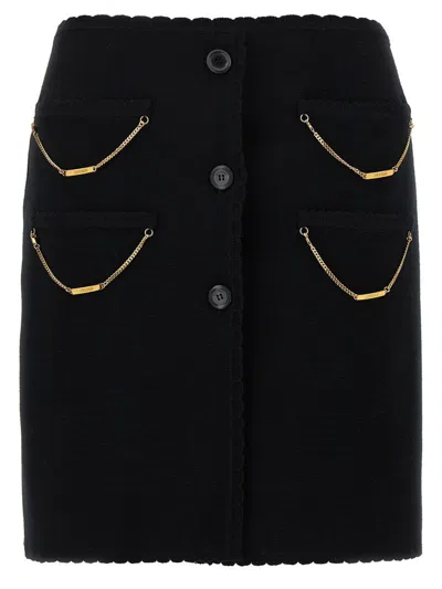 MOSCHINO MOSCHINO CHAIN SKIRT