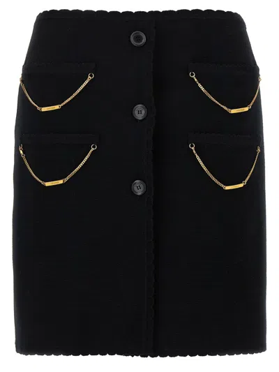 MOSCHINO MOSCHINO CHAIN SKIRT