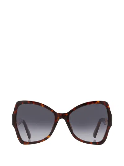 Moschino Chain-link Sunglasses In Brown
