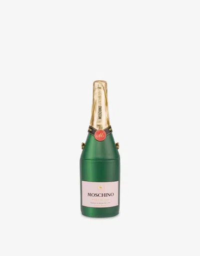 MOSCHINO CHAMPAGNE BOTTLE BAG