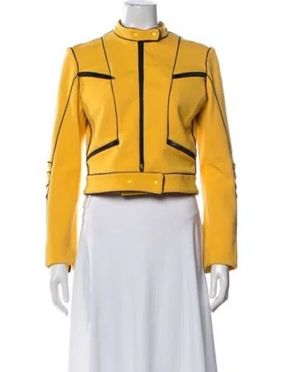 Pre-owned Moschino Cheap And Chic 1990's Jacket In Yellow