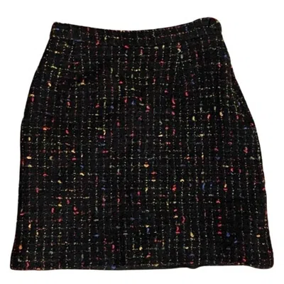 Pre-owned Moschino Cheap And Chic 1990's Vintage Moschino Cheap & Chic Mini Skirt In Black