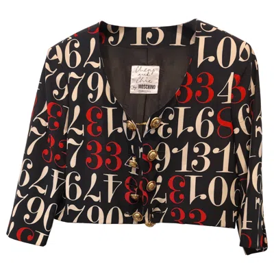 Pre-owned Moschino Cheap And Chic 1990s  Multicoloured Jacket In Black