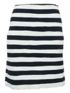 Moschino Cheap & Chic 2024 Striped Cotton Skirt In Multi