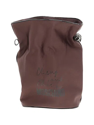 Pre-owned Moschino Cheap And Chic Backpack In Brown