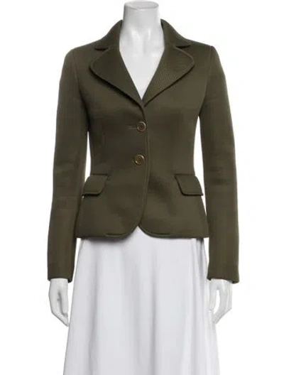Pre-owned Moschino Cheap And Chic Blazer In Green