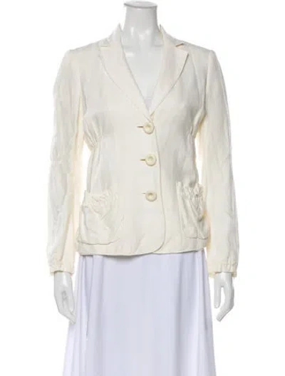 Pre-owned Moschino Cheap And Chic Blazer In Neutral