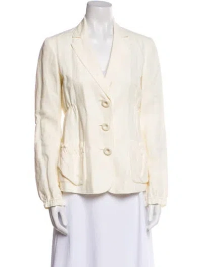 Pre-owned Moschino Cheap And Chic Blazer In White