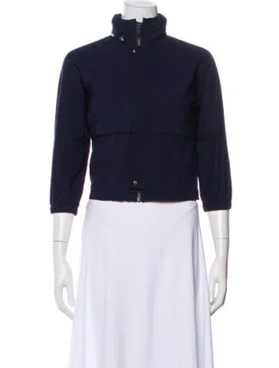 Pre-owned Moschino Cheap And Chic Bomber Jacket In Blue