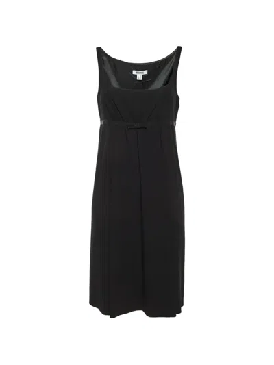 Pre-owned Moschino Cheap & Chic Bow-detail Sleeveless Dress In Black