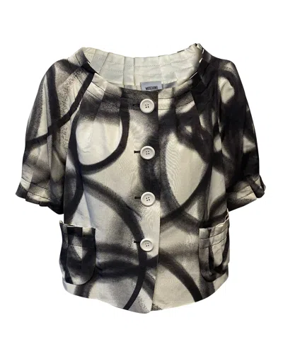 Moschino Cheap And Chic Button-down Blouse In Multicolor Cotton