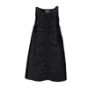 Moschino Cheap And Chic Cocktail Dress With Pleated Ruffles - '00s In Black