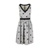 Moschino Cheap And Chic Embroidered Stripe Midi Dress - '10s In Multi