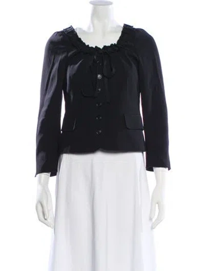 Pre-owned Moschino Cheap And Chic Evening Jacket In Black