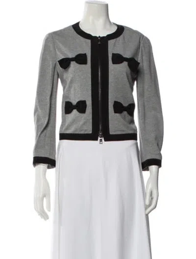 Pre-owned Moschino Cheap And Chic Evening Jacket In Gray