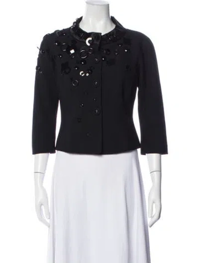Pre-owned Moschino Cheap And Chic Jacket In Blue