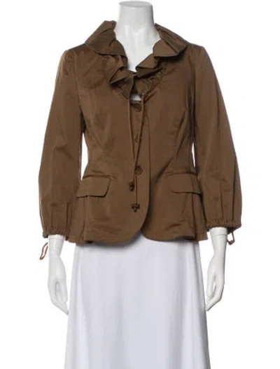 Pre-owned Moschino Cheap And Chic Jacket In Brown