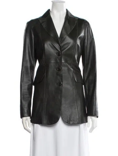 Pre-owned Moschino Cheap And Chic Late 2000's - Early 2010's Blazer In Green