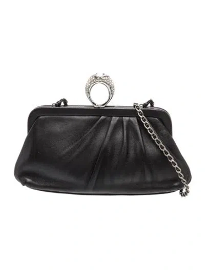 Pre-owned Moschino Cheap And Chic Leather Shoulder Bag In Black