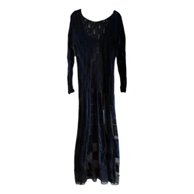 Pre-owned Moschino Cheap And Chic Maxi Dress In Black